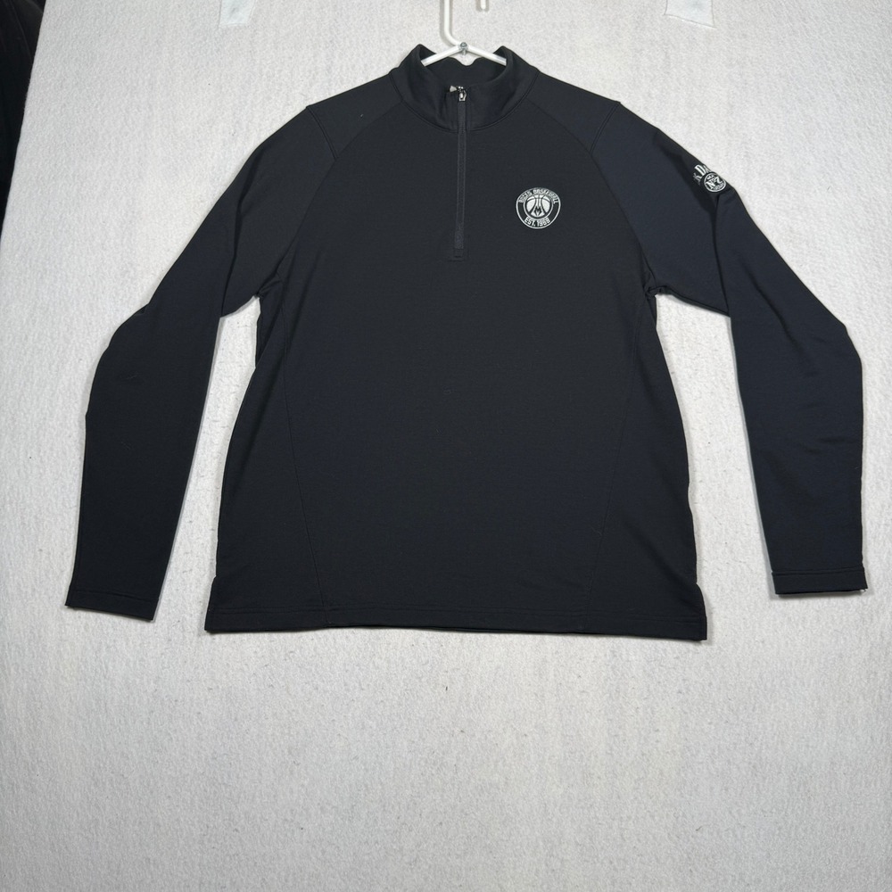 Sport-Tek Mens Black Bucks Basketball Jack Daniels 1/4 Zip Pullover ST561 Large